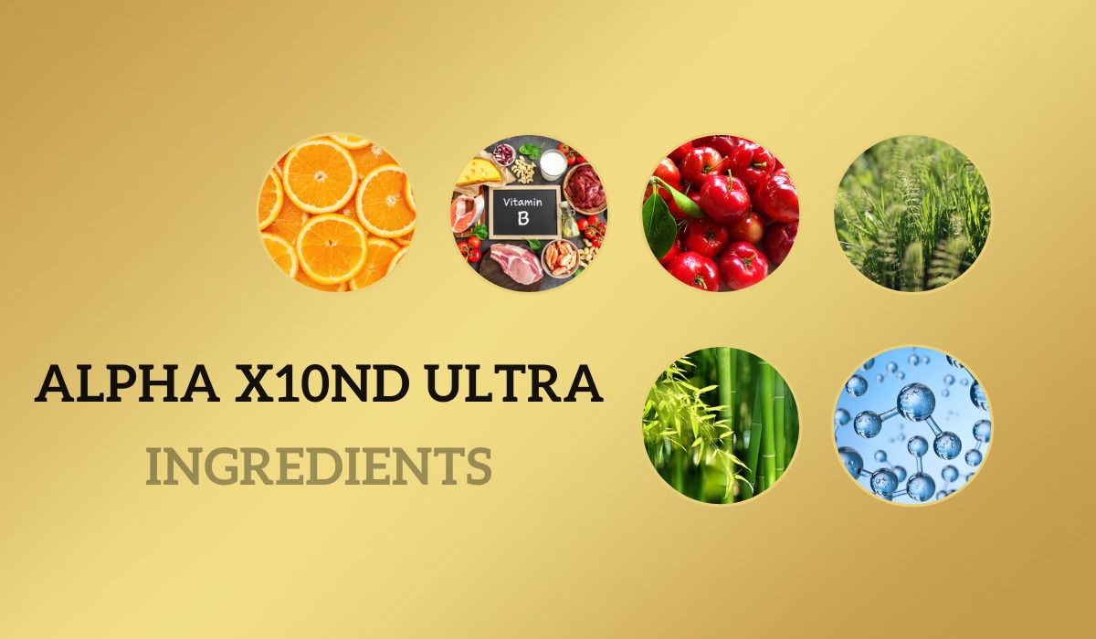 Alpha X10ND Ultra Ingredients